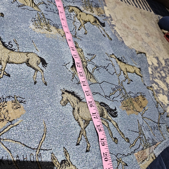 Women Horse Tapestry Vest - size XL - Picture 4 of 6